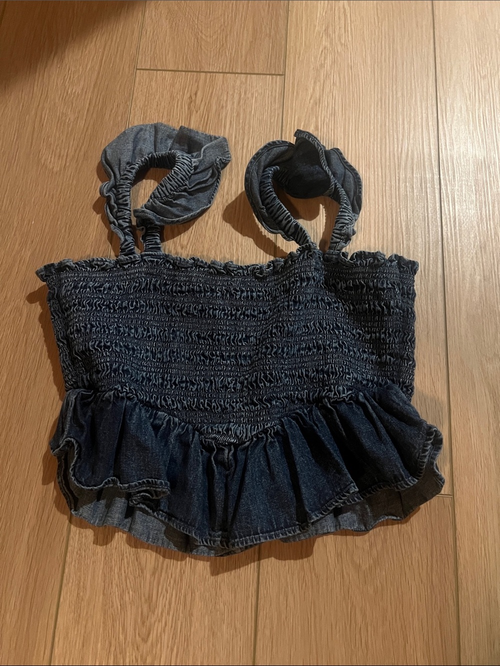 American Eagle Ruffled Tank Top